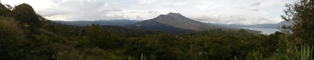 Blick in die Caldera des Batur-Massivs.