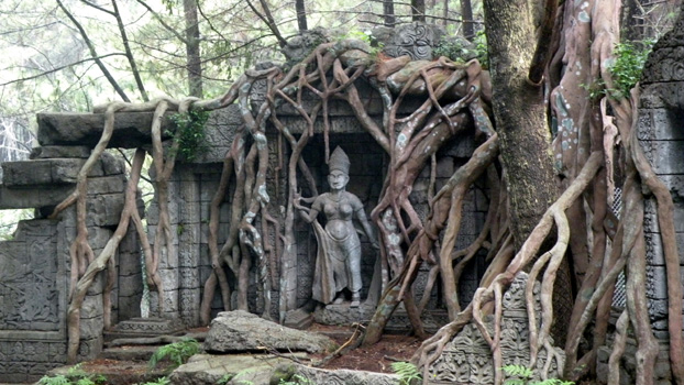 Herrliche Deko im Safaripark.