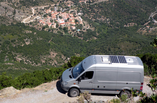 Zur Probefahrt in Korsika.