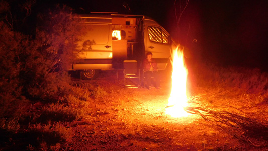 Lagerfeuer.