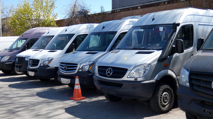 Mercedes-Werkst�tte in Montreal.