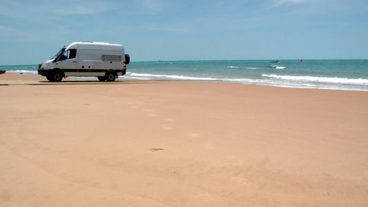 Sandstrand.